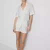 Printed short boyfriend pajamas
