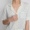 Printed short boyfriend pajamas