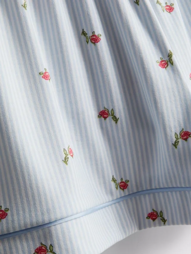 Printed short boyfriend pajamas
