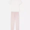 Printed short-sleeve pajama set