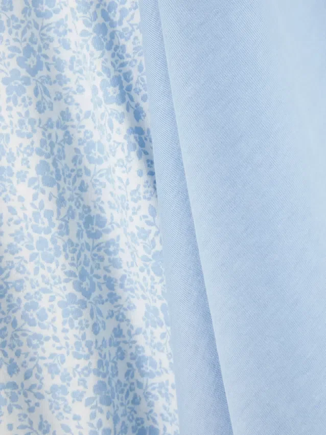 Printed short-sleeve pajama set