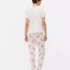 Printed short-sleeve pajama set