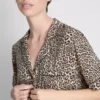 Printed shorty boyfriend pajamas