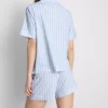 Printed shorty boyfriend pajamas