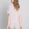 Printed shorty boyfriend pajamas