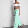 Printed wide-leg beach pants