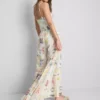 Printed wide-leg beach pants