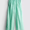 Printed wide-leg beach pants