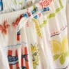Printed wide-leg beach pants