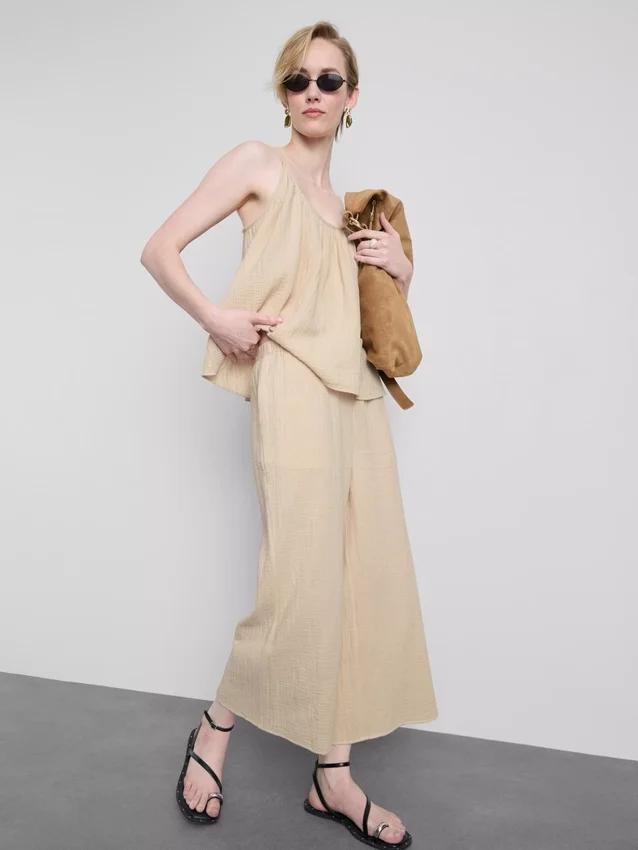 Pure cotton culottes