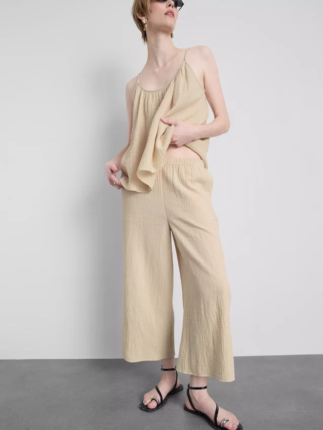 Pure cotton culottes