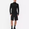 Quarter-zip long sleeve gym top