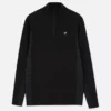 Quarter-zip long sleeve gym top