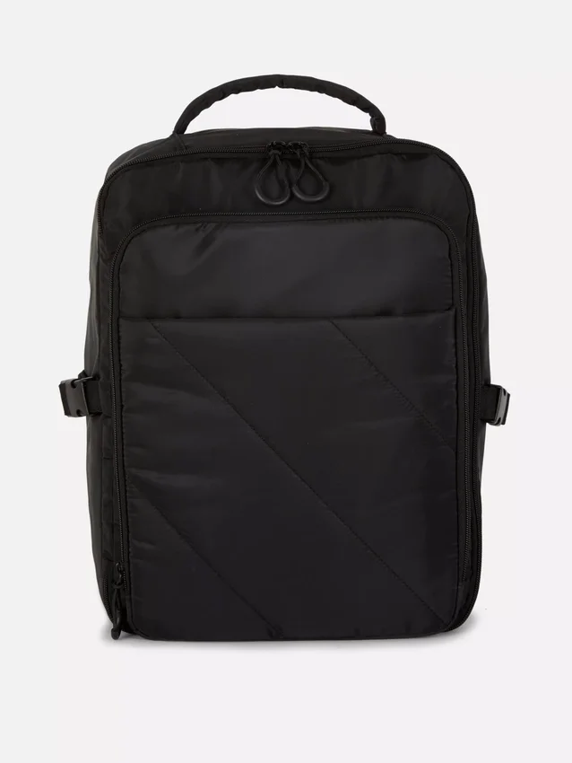 Quilted backpack