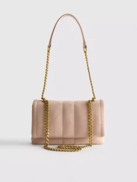 Quilted chain crossbody bag