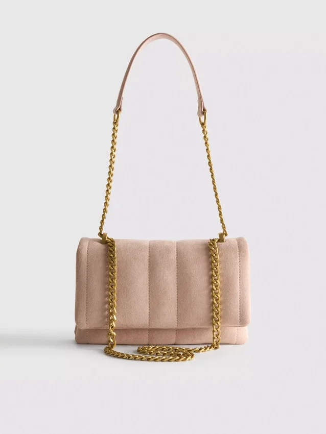 Quilted chain crossbody bag