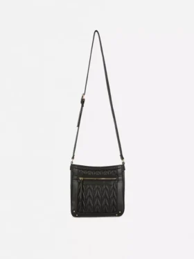Quilted messenger bag