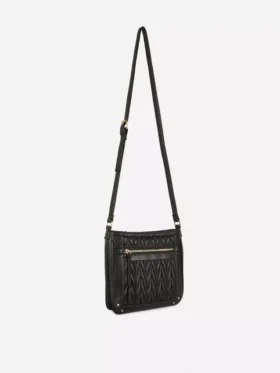 Quilted messenger bag