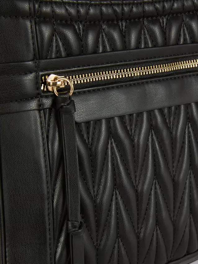 Quilted messenger bag