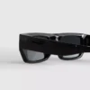 Rectangle frame slim sunglasses