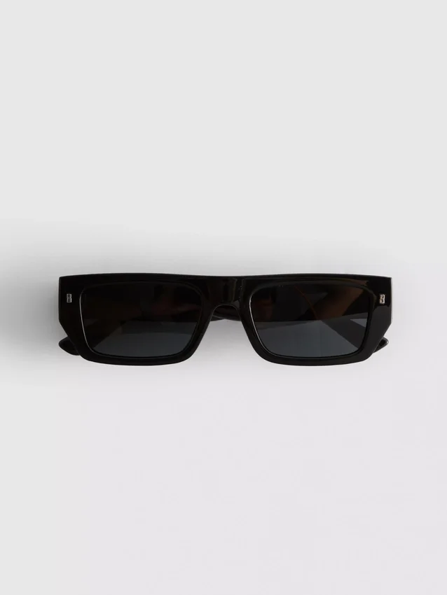 Rectangle frame slim sunglasses