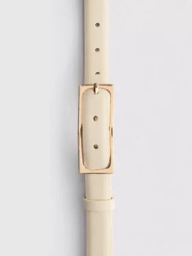 Rectangular buckle belt