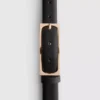 Rectangular buckle belt