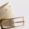Rectangular buckle belt