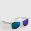 Rectangular mirrored sunglasses