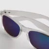Rectangular mirrored sunglasses