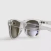 Rectangular mirrored sunglasses