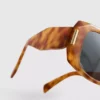 Rectangular tortoiseshell sunglasses