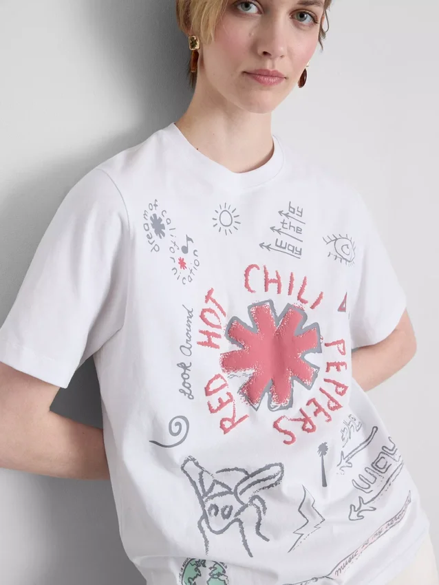 Red hot chili peppers artwork tee