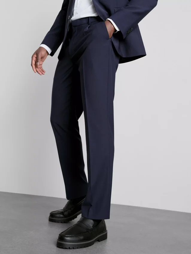 Regular fit classic suit pants