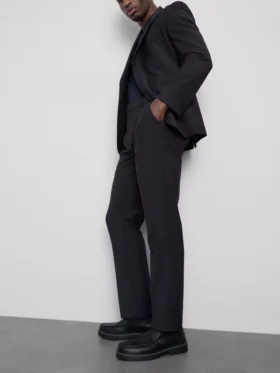 Regular fit classic suit pants