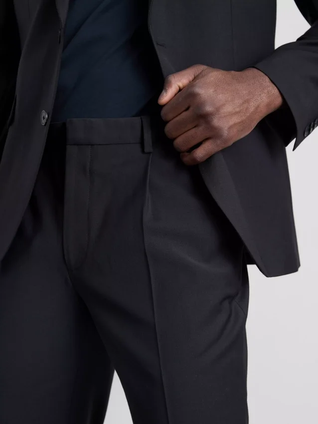Regular fit classic suit pants