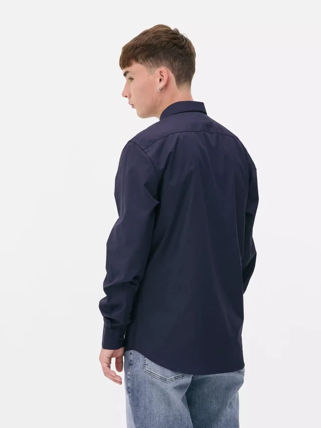 Regular fit long sleeve shirt