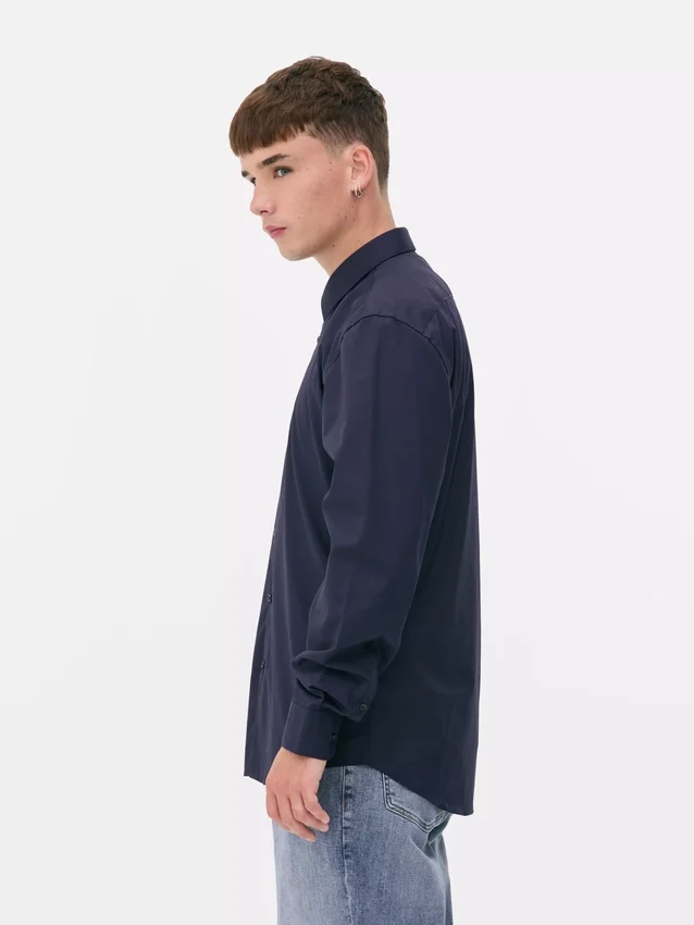 Regular fit long sleeve shirt
