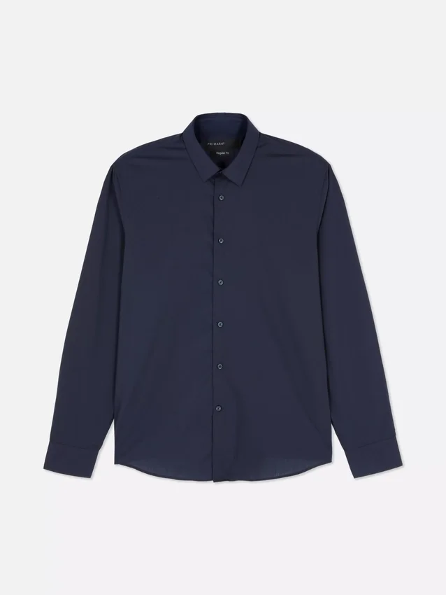 Regular fit long sleeve shirt