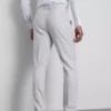 Regular fit textured suit pants