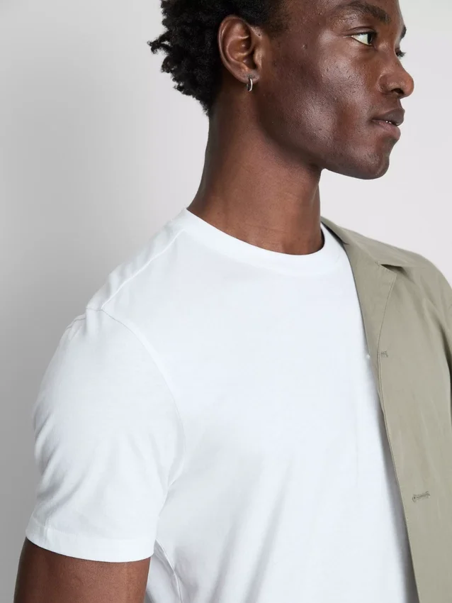 Regular fit white t-shirt