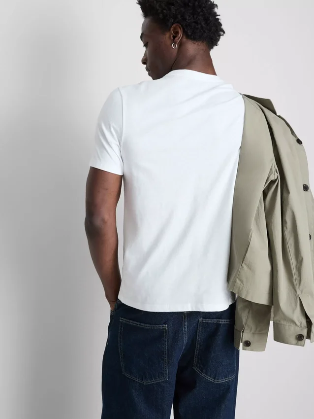 Regular fit white t-shirt