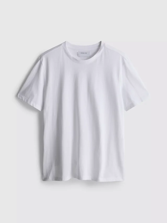 Regular fit white t-shirt