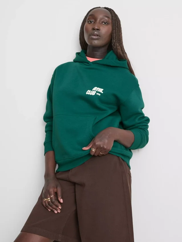 Relaxed athletics club hoodie