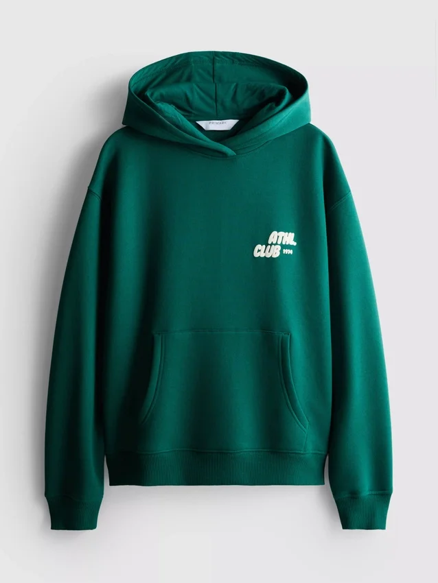 Relaxed athletics club hoodie