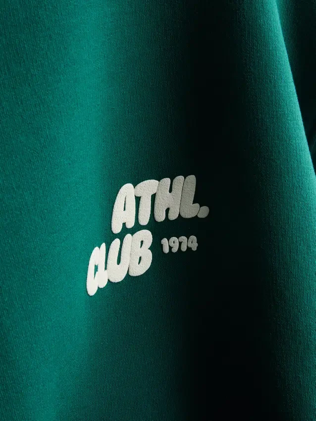 Relaxed athletics club hoodie