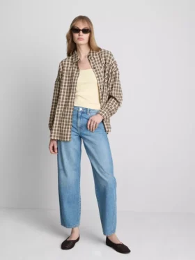 Relaxed check shirt