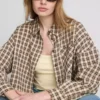 Relaxed check shirt
