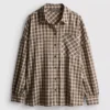 Relaxed check shirt