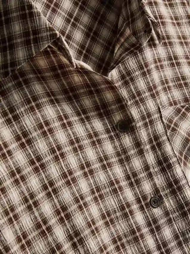 Relaxed check shirt
